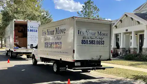 It's Your Move's truck in Tallahassee, FL